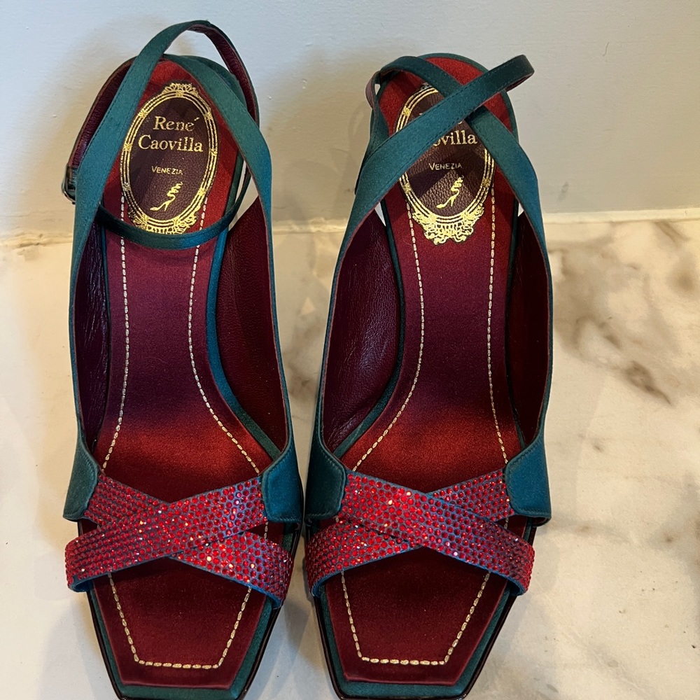 NWOT - Rene Caovilla High - Heeled Pumps